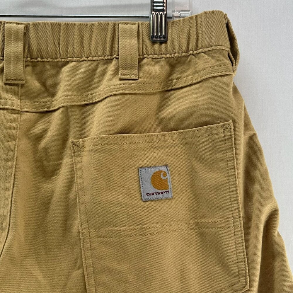 Carhartt 106280 Force Relaxed Fit Work Shorts Mens 34 Stretch Twill Gorpcore Tan - Picture 7 of 8